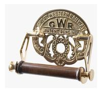 Assorted Collections GWR - Portarrollos de Papel higiénico para baño, Montaje en Pared, Estilo Victoriano, Soporte para Rollo de Papel higiénico de latón, fácil instalación, Accesorios incluidos