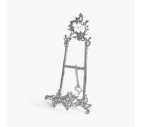 Assorted Collections Soportes de caballete de latón para Art Deco, pinturas, imágenes, señales de boda, soporte de menú, soporte para fotos decorativas de hogar de (Plata, 16 Pulgadas)