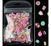 Assorted Pieces Colorful Charms DIY Crafting Epoxy Resin Filler Nail Art Crafts Cellphone Decor DIY Jewelry Accessories Moule Époxy Moulle Silicone Patisserie De Bijoux En Resine Pour Resine Financier