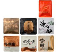 Assortiment De Thés Pu'er De Qualité Supérieure - 7g/sachet, 7 Saveurs Différentes - Parfait Pour Les Voyages (20 PCS)
