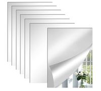 ASSRECT 6 Piezas Espejo Autoadhesivo Pared 29 x 21cm Acrílico Espejos de Pared de Cuerpo Completo Espejos Adhesivos Pared Sin Vidrio para Salon Recibidores Entrada Recibidor Baño