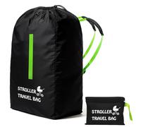 ASSRECT Funda Protectora de Viaje para Cochecito y Silla de Coche, Bolsa de Transporte Grande 120x63x43cm para Avión o Coche, Se Adapta a la Mayoría de Modelos