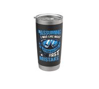 Assuming I Was Like Most Old Man Was Scuba Dive Diver Diving Vaso térmico de acero inoxidable de doble pared