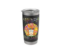 Assuming I'm Just An Old Lady Was Your First Mistake Hippie Vaso térmico de acero inoxidable de doble pared