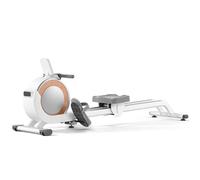 ASSYA Máquina de remo, ejercicio de remo, equipo de fitness, volante controlado magnéticamente, resistencia uniforme, suave y silencioso, almacenamiento vertical