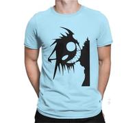 Asta Black Clover Men's T Shirt Devil Shadow Fun Tees Classic Short Sleeve Crew Neck T-Shirt 100% Cotton Graphic Clothes