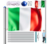Asta de aluminio 650cm in andera de Italia