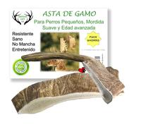 Asta de Gamo, Talla S -2 unds. Peso Total más de 120 gr.