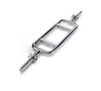 Barra para tríceps 86 cm Báscula corta manillar Tricep Curl Bar 25 mm Entrenador triceps con cierre