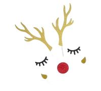 Asta Pastel - Orejas Conejo Decoración, Set, Tarjetas | Insertar Navidad Boda Cumpleaños Suministros Seguro Lindo Animal Ornamento Accesorio Equipo Pieza