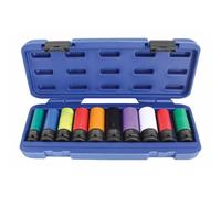Asta set de 10 nasadkas de impacto para llantas de aluminio, herramien