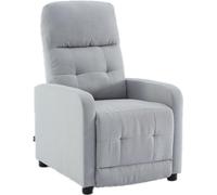 ASTAN HOGAR Sillón Relax con Reclinación Manual, Tapizado en Tela, Modelo Yum AH-AR31000GR, Gris