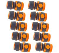 AstarFavor 10 piezas Conector de Manguera, Conexión de Manguera de Jardín Conector de Manguera de 1/2" Accesorios de Acoplamiento de Manguera Conexión Rápida para Manguera de Jardín