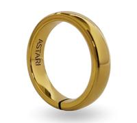 ASTARI® Atlantis - Anillo de pago - Pago sin contacto - Tarjeta de visita digital - NFC - Portátil - Gadget - Anillos - Sin carga - Impermeable - Unisex - Portables - Cartera (dorado brillante, 14)