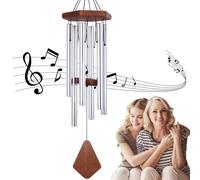 ASTARIN Memorial Wind Chimes for Outside Wind Chime Outdoor Deep Tone Sympathy Wind-Chime Personalized with 6 Tuned Tubes Elegant Chime for Garden
