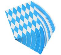 ASTARON 120 servilletas Bavaria Oktoberfest Party Decoration 33x33cm Servilletas de papel desechables para Munich Oktoberfest, Tiendas de cerveza Decoración de mesa Suministros