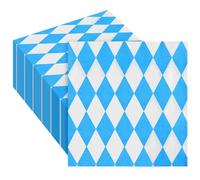 ASTARON 80 servilletas Bavaria Oktoberfest Party Decoration 33x33cm Servilletas de papel desechables para Munich Oktoberfest, Tiendas de cerveza Decoración de mesa Suministros