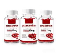 Astaxanthin 12mg - Antioxidant Support from Microalgae, 60 Count | Haematococcus pluvialis source. Carotenoid-rich formula. Supports cellular activity and daily routine