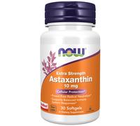 astaxantina 10mg, extra fuerte - 30 cápsulas - now