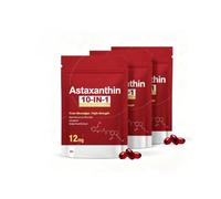 Astaxantina 12 mg, adecuada para hombres y mujeres (60 unidades) | Astaxantina, fuente de microalgas frescas | con aceite MCT | Apoyos para la inmunidad y la piel | Sin OGM, sin gluten