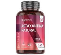 Astaxantina 18 mg 240 Cápsulas Blandas - Antioxidante Natural que Fortalece el Sistema Inmune y Apoya las Articulaciones