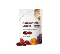 Astaxantina 24 mg y luteína 40 mg - Respaldo ocular y antioxidante | Mezcla de 14 ingredientes con Zeaxantina, Licopeno y Semilla de Uva. Apoya la claridad visual y la comodidad diaria