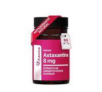 Astaxantina - 8 mg - 80 mg de Extracto de Haematococcus Pluvialis - 1 Mes | Protección Antioxidante Natural - Fórmula Vegana - 60 Cápsulas - Fabricado En Francia - Bienestar Celular - Vitavea