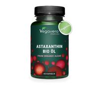 Astaxantina BIO Vegavero® | 8 mg en Aceite Ecológico Puro | Alta Absorción | 60 Cápsulas | Antioxidante y para la Vista | Sin aditivos | Vegano