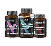 Astaxantina con Coenzima Q10 + Biotina + Colágeno Marino Puro con Magnesio