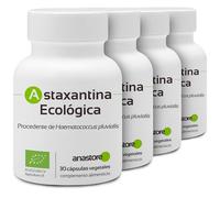 Astaxantina Ecológica * 30 cápsulas vegetales / 8 mg * Antioxidante de origen natural * Energía + Salud Visual + Cuidado de la Piel * (4)