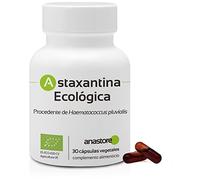 Astaxantina Ecológica * 30 cápsulas vegetales / 8 mg * Antioxidante de origen natural * Energía + Salud Visual + Cuidado de la Piel *