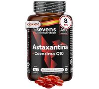 Astaxantina Natural Pura Astapure® 80mg con Coenzima Q10 y AOVE - 60 perlas
