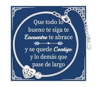 Astellea Regalo de Cumpleaños para Mujer: Pulsera de Números en Plata S925 - Joyería de Números de la Suerte. Regalo para Amigas Hermanas Colegas Hijas Madres Niñas Abuelas (30)