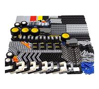 ASTEM Grupo de Piezas técnicas Piezas de Recambio para Bloques de construcción EV3 Las Piezas mecánicas de tamaño Normal Incluyen ladrillo, Casquillo, Pasador técnico.