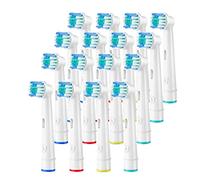 Aster Recambios Cepillos Cabezas de Dientes Compatibles con Oral B Braun 16 Piezas Profesionales para Repuesto de Cabezas
