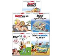 Astérix el Galo Colección Serie 6 Juego de 5 libros (26-30) (Astérix y el Oro Negro, Astérix y su hijo, Astérix y la alfombra mágica, Astérix y el arma secreta, Astérix y Obélix todos en el mar)