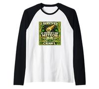 Asteroide 2026 Broma del Día de San Patricio Apocalipsis del Día de San Patricio Camiseta Manga Raglan