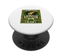 Asteroide 2026 Broma del Día de San Patricio Apocalipsis del Día de San Patricio PopSockets PopGrip Adhesivo