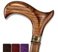 Asterom Bastón hecho a mano, bastones de madera para hombres, caramelo, 36 pulgadas