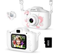 ASTGMI - Cámara de Fotos para niños, cámara Digital de 2,0 Pulgadas, Mini cámara Infantil, Recargable, videocámara, Regalo de Juguete para niñas, niños de 3 a 10 años, vídeo HD 1080p