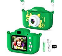 ASTGMI Cámara Fotos Infantil,1080P HD Camara de Fotos para Niños,Cumpleaños Juguetes de Cámara Digital para Niños y Niñas de 3 4 5 6 7 8 9 10 Años,con Tarjeta SD de 32 GB(Verde Oscuro)