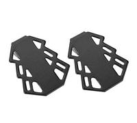 Astibym Juego de Pedales para Bicicleta Mountain Terrain, Estriberas Traseras de Hierro Duraderas, Antideslizantes para Andar en Bicicleta, 2 Piezas, Color Negro