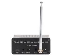 Astibym Receptor FM Am Portátil, 150kHz a 108MHz, 0.5PPM TCXO | Carcasa de Aluminio de Acero Inoxidable, Batería Integrada de 1000 MAh, Uso en Viajes de Oficina en Casa, Escucha de Onda