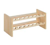 Astigarraga Botellero apilable Katea de Madera Maciza de Pino para 16 Botellas (30x68,8x30cm)