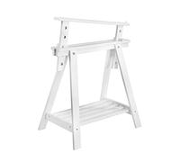 Caballete regulable e inclinable de pino macizo con balda ArchiTec color blanco de 70x70x45 cm Astigarraga