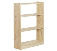 Astigarraga Estantería librería Gala de 4 baldas de Madera Maciza de Pino 120,7X79,6x25cm