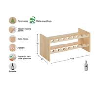 Astigarraga kit line botellero apilable 16 botellas katea