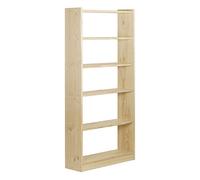 Libreria Gala de 6 baldas de madera de pino macizo 184,7 x 80 x 25 cm Astigarraga