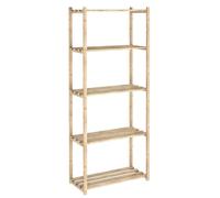 ASTIGARRAGA Kit Line, Estantería Natura 5 Baldas Alistonadas, Madera Pino - 171X65x30cm
