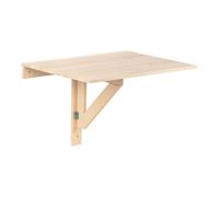 Astigarraga mesa plegable de pared en madera maciza pino, 79,5x59 cm
